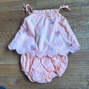 Janie and Jack baby girls set 6-12 months